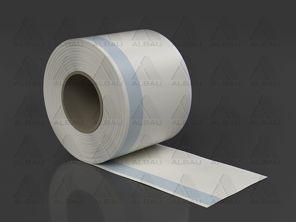 Sealing tape with additional self-adhesive cover