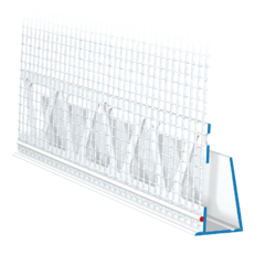 V85-2012 / Clip-on profile for back-ventilated rainscreens, for bottom edge