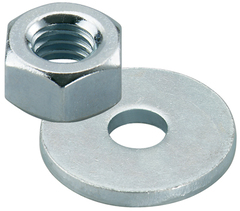 M 8 stainless steel / nut & washer 