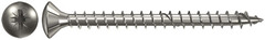 FPF LZ / Chipboard screw stainless steel Power-Fast A2, raised csk head, PZ, full thread 4 mm