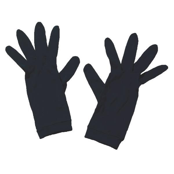 Silk Glove Liners, black