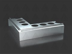 BS OC 90 / Outside corner for BS 45 STRAIGHT balcony and terrace profile, 90˚