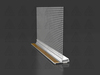 EW 3D M-W PUR / 3D Window reveal profile with PUR foam strip and mesh