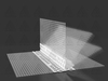 Corner profile with mesh for reinforcing - LK BOX 122.100