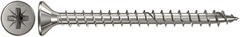 FPF SZ / Chipboard screw stainless steel Power-Fast A2, csk head, PZ, full thread 4,5 mm