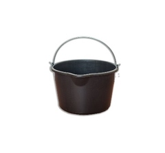 Builders bucket with pouring spout