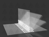 EC U R250 / Universal corner bead with mesh