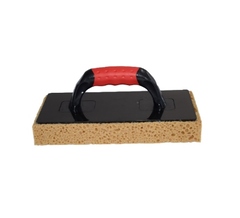 ABS float trowel with brown cut-in hydro sponge