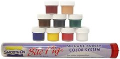 Silc Pig / 9 krāsu pigmentu komplekts silikonam