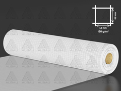 160 g, 50 m2, 4x4 mm, Stikla šķiedras armēšanas siets